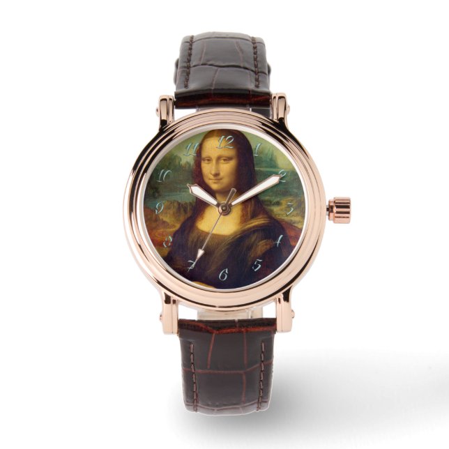 Mona Lisa Armbanduhr (Vorderseite)