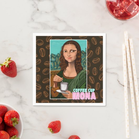Mona Lisa Art Coffee Edition Serviette (Beispiel)