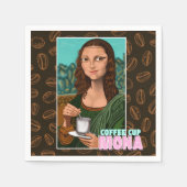 Mona Lisa Art Coffee Edition Serviette (Vorderseite)