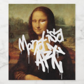 Mona Lisa Art Weinetikett (Einzelnes Label)