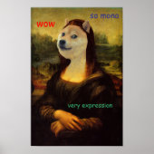 Mona Lisa Artistic Doge Poster (Vorne)