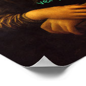 Mona Lisa Artistic Doge Poster (Ecke)