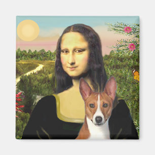 Mona Lisa - Basenji 1 Magnet