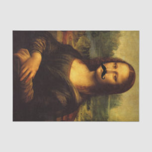 Mona Lisa Bearded Lady Seidenpapier