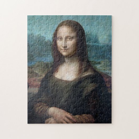 Mona Lisa Bekannte Visuell Arts Leonardo da Vinci Puzzle (Vertikal)