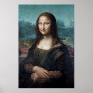 Mona Lisa Berühmte Visuelle Künste Leonardo da Vin Poster