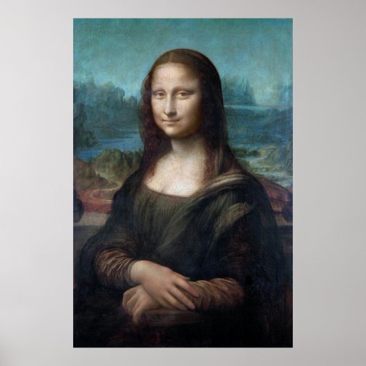 Mona Lisa Berühmte Visuelle Künste Leonardo da Vin Poster (Vorne)