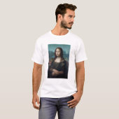 Mona Lisa Berühmte Visuelle Künste Leonardo da Vin T-Shirt (Vorne ganz)