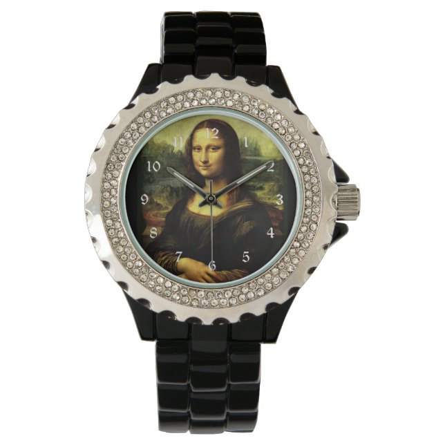 Mona Lisa, berühmtes Bild, Armbanduhr (Vorderseite)
