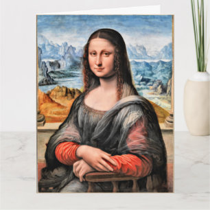 Mona Lisa, berühmtes Gemälde von Leonardo da Vinci Karte
