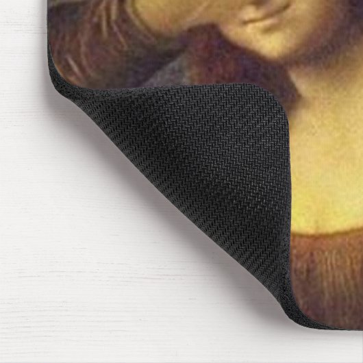 Mona Lisa Betupfen Mousepad (Ecke)