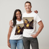 Mona Lisa Betupfen T-Shirt (Unisex)