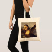 Mona Lisa Betupfen Tragetasche (Vorderseite (Produkt))