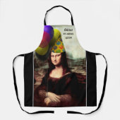 Mona Lisa Birthday Schürze (Vorderseite)