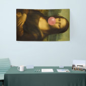 Mona Lisa Blase Pink Bubble Gum Banner (Messeveranstaltung)
