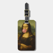 Mona Lisa Blase Pink Bubble Gum Gepäckanhänger (Vorderseite vertikal)