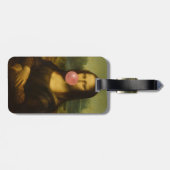 Mona Lisa Blase Pink Bubble Gum Gepäckanhänger (Rückseite horizontal)