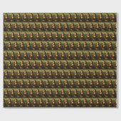 Mona Lisa Blase Pink Bubble Gum Geschenkpapier (Flach)