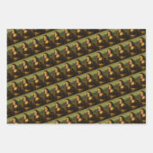 Mona Lisa Blase Pink Bubble Gum Geschenkpapier Set (Vorderseite 3)