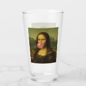 Mona Lisa Blase Pink Bubble Gum Glas (Rückseite)