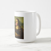 Mona Lisa Blase Pink Bubble Gum Kaffeetasse (VorderseiteRechts)