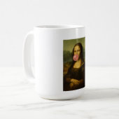Mona Lisa Blase Pink Bubble Gum Kaffeetasse (Vorderseite Links)