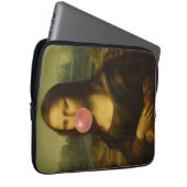 Mona Lisa Blase Pink Bubble Gum Laptopschutzhülle (Vorne Rechts)