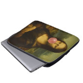 Mona Lisa Blase Pink Bubble Gum Laptopschutzhülle (Vorne Knopf)