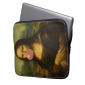 Mona Lisa Blase Pink Bubble Gum Laptopschutzhülle (Vorderseite Links)
