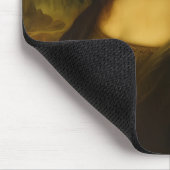 Mona Lisa Blase Pink Bubble Gum Mousepad (Ecke)