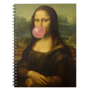 Mona Lisa Blase Pink Bubble Gum Notizblock