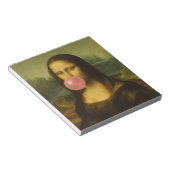 Mona Lisa Blase Pink Bubble Gum Notizblock (angewinkelt)