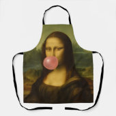 Mona Lisa Blase Pink Bubble Gum Schürze (Vorderseite)