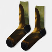 Mona Lisa Blase Pink Bubble Gum Socken (Linkes Detail)