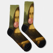 Mona Lisa Blase Pink Bubble Gum Socken (Rechts)