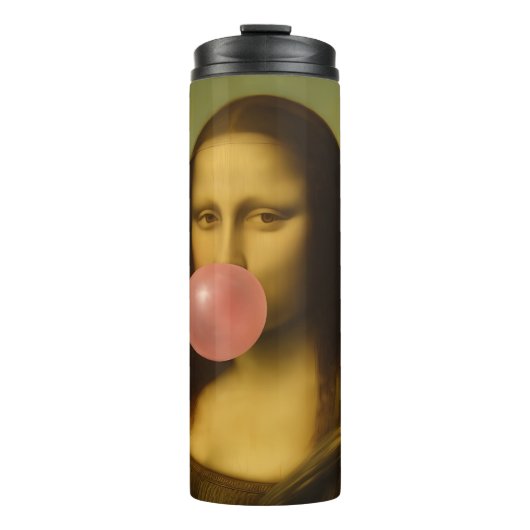 Mona Lisa Blase Pink Bubble Gum Thermosbecher (Vorderseite)