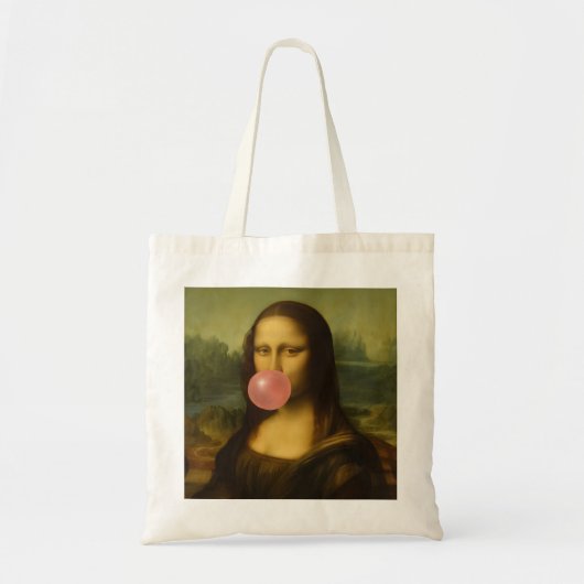 Mona Lisa Blase Pink Bubble Gum Tragetasche (Vorne)