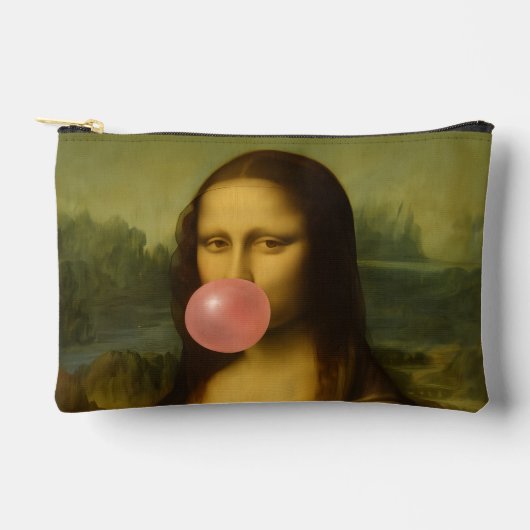 Mona Lisa Blase Pink Bubble Gum Zubehörtasche (Vorderseite)
