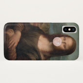Mona Lisa Blasst Pink Bubble gum Case-Mate iPhone Hülle (Rückseite (Horizontal))