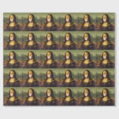 Mona Lisa Blasst Pink Bubble gum Geschenkpapier (Flach)