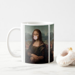 Mona Lisa Blasst Pink Bubble gum Kaffeetasse