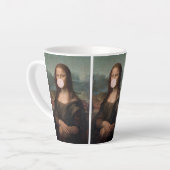 Mona Lisa Blasst Pink Bubble gum Milchtasse (Linke Ecke)