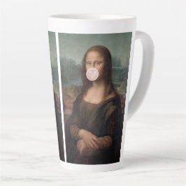 Mona Lisa Blasst Pink Bubble gum Milchtasse
