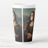 Mona Lisa Blasst Pink Bubble gum Milchtasse (Vorderseite)
