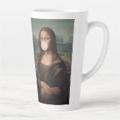 Mona Lisa Blasst Pink Bubble gum Milchtasse (Rechts)