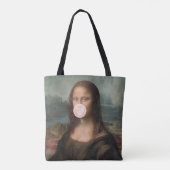 Mona Lisa Blasst Pink Bubble gum Tasche (Rückseite)