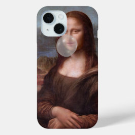 Mona Lisa bläst graues Kaugummi Case-Mate iPhone Hülle