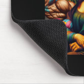 Mona Lisa Bodybuilding Funny Geschenk 2 Mousepad (Ecke)