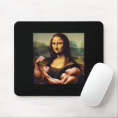 Mona Lisa Bodybuilding Funny Geschenk 3 Mousepad (Mit Mouse)