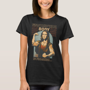 Mona Lisa Bodybuilding Muscle Gym Weightlift Wo T-Shirt